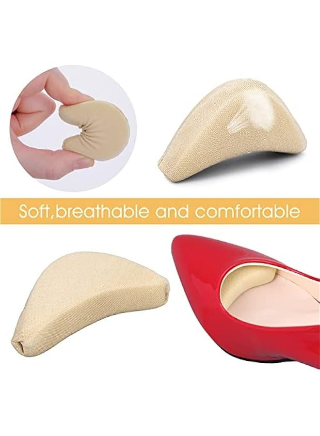 Adjustable Soft Sponge Shoe Toe Filler (2Pair), Unisex Toe Inserts to Make Oversized Shoes Fit, Curved Anti-Slip High Heel Toe Pads, Reusable & Washable Front Toe Plug Cushion - Image 3