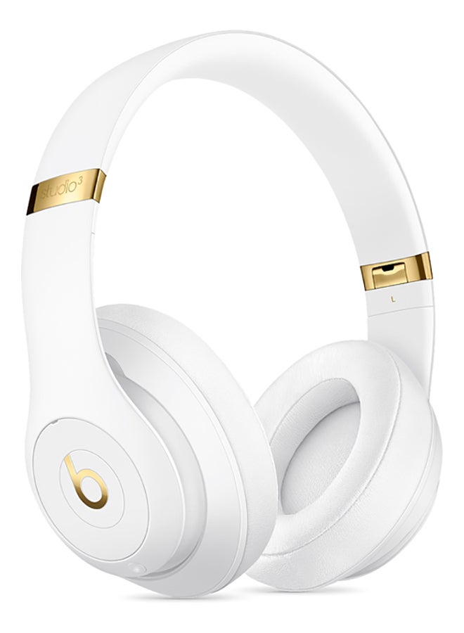 beats Studio3 Bluetooth Over-Ear Headphones White/Gold - Image 5