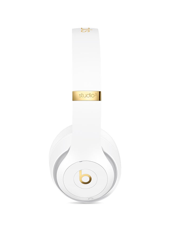 beats Studio3 Bluetooth Over-Ear Headphones White/Gold - Image 2