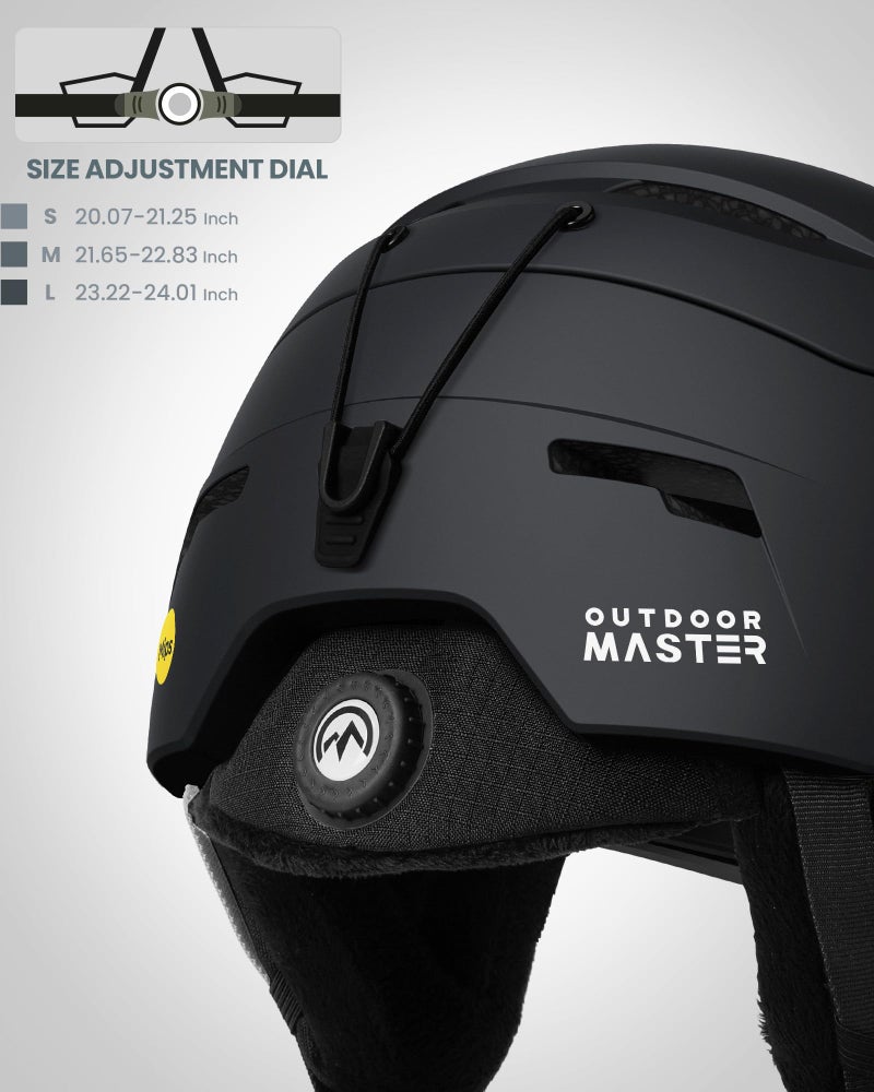 OutdoorMaster ELK MIPS Ski Helmet - Snow Sport Helmet Snowboard Helmet for Men Women & Youth - Image 4