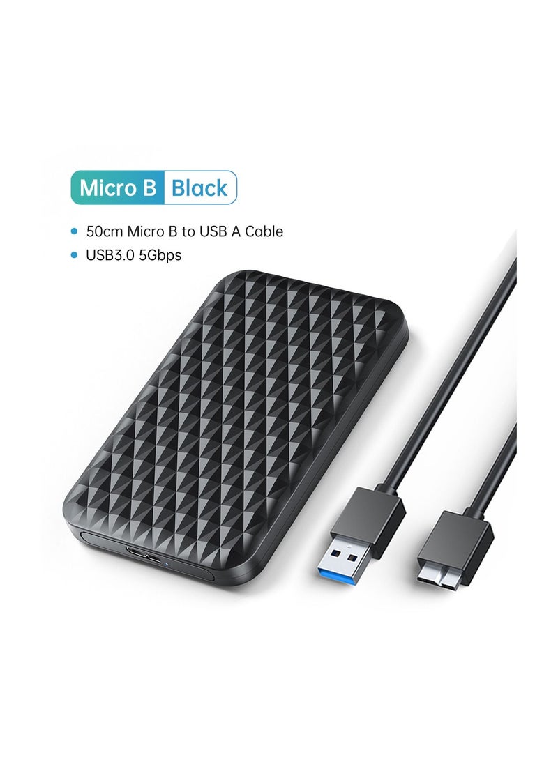 Orico - External Hard Drive Enclosure SATA to USB C for 2.5 Inch SSD HDD Hard Drive Case SATA HD Externo For PC - Image 1
