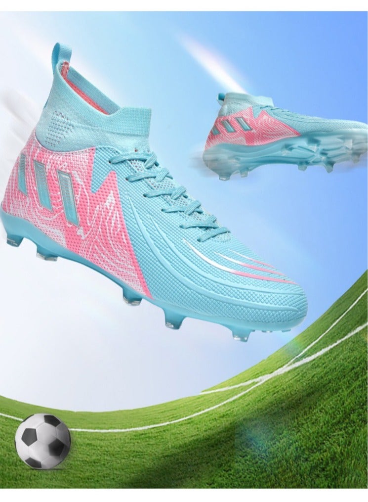 SKT Shiketro Unisex Football Spikes, Grass Long Spikes TF Broken Spikes Professional Training Shoes, Non-Slip Breathable Football Shoes, High-Top Professional Training Shoes - Image 3