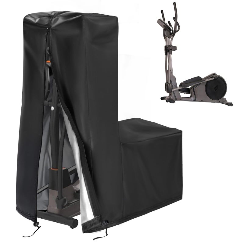 Aidetech Elliptical Exercise Machine Cover Fit for Sunny Health & Fitness, Dust-Proof Covers for Elliptical Machine for Home Use Elliptical Trainer -55''D x 25''W x 65''H - Image 1