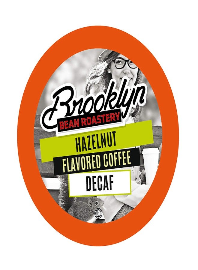 Brooklyn Beans Coffee Pods, Hazelnut Decaf - Compatible with Keurig K Cup Brewers Including 2.0 Machines, 40 Count, Deliciously Nutty Flavor - Image 1