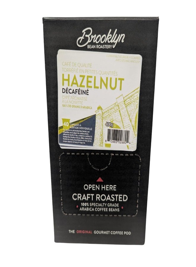 Brooklyn Beans Coffee Pods, Hazelnut Decaf - Compatible with Keurig K Cup Brewers Including 2.0 Machines, 40 Count, Deliciously Nutty Flavor - Image 2