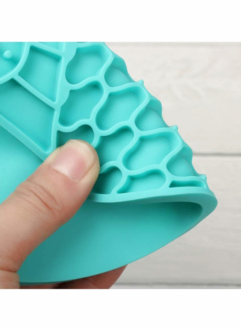 Slow Silicone Dog Lick Mat with Paw Print - Healthy Feeding Solution to Prevent Obesity (Blue) - Image 4