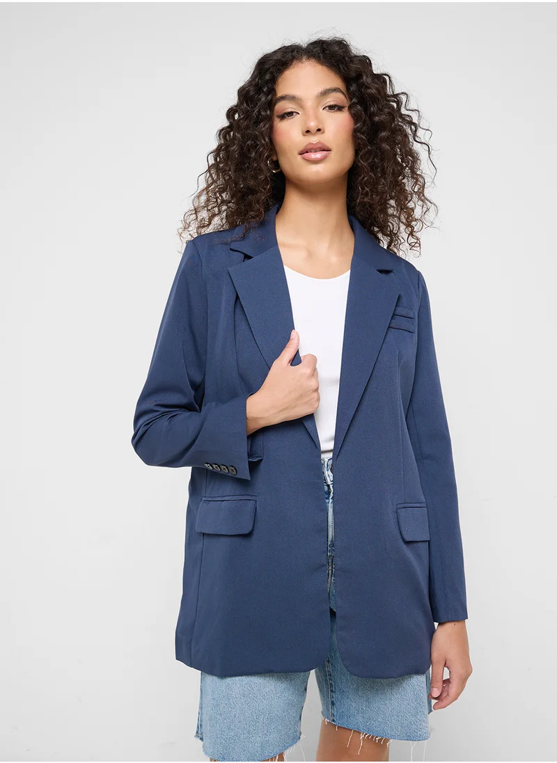جينجر Tailored Longline Blazer