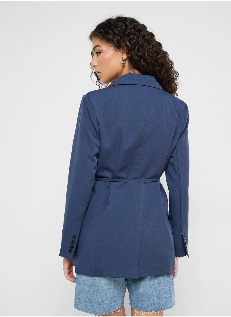 جينجر Tailored Longline Blazer