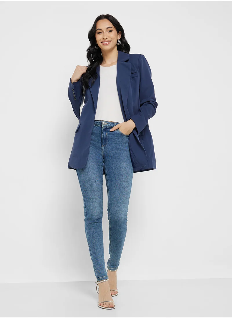 Ginger Tailored Longline Blazer