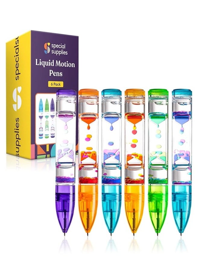 Special Supplies Special Supplies Liquid Motion Bubbler Toys (6-Pens, Pack of 6 Pens, 6-Pens)  - Image 1