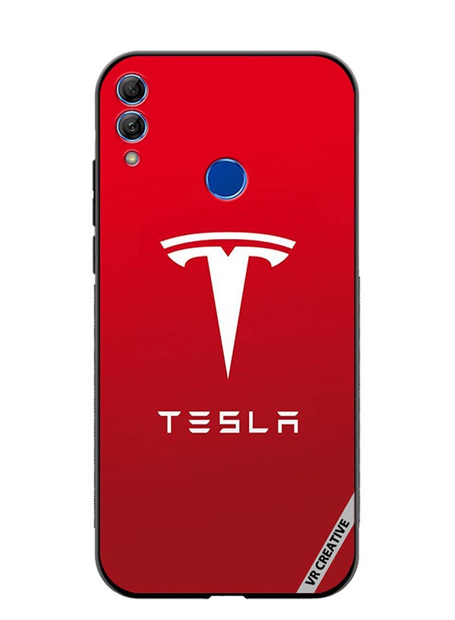 Protective Case Cover For Honor 10 Lite Tesla Design Multicolour