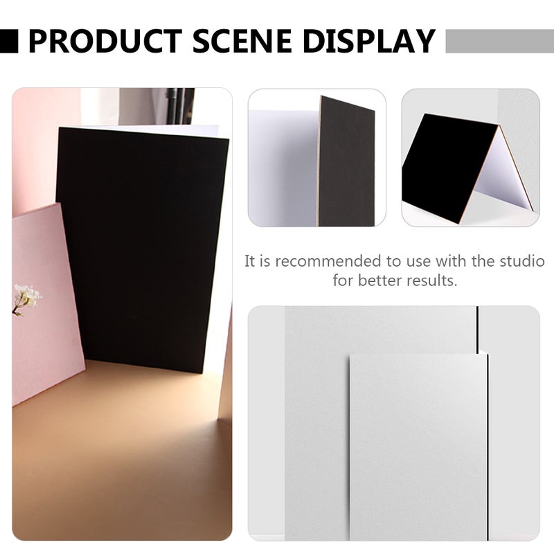 Photography White Black Reflective Board Reflector Cardboard - Image 5