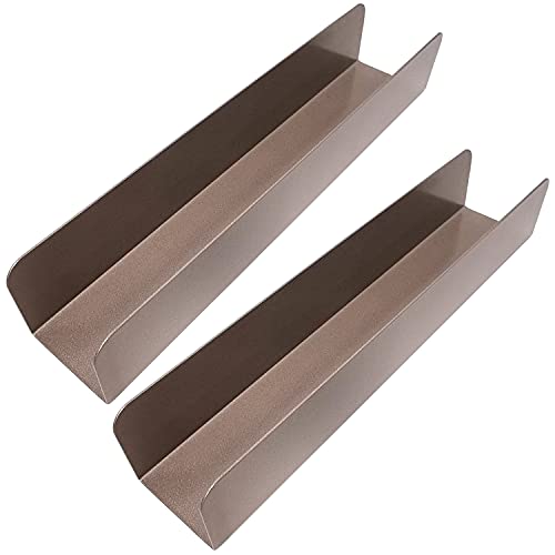 Dadamong 2Pcs U-Shape Non-stick Biscuit Cake Bread Mold Baguette Toast Mould, Carbon Steel Rectangle Cake Pan Cranberry Cookies Molds for Kitchen Baking (Champagne) - Image 1