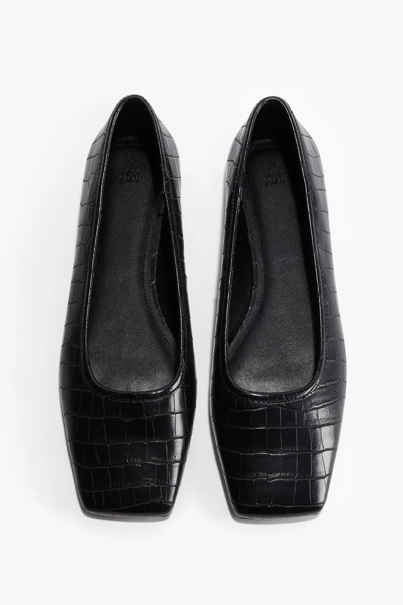H&M Square-toe ballet flats
