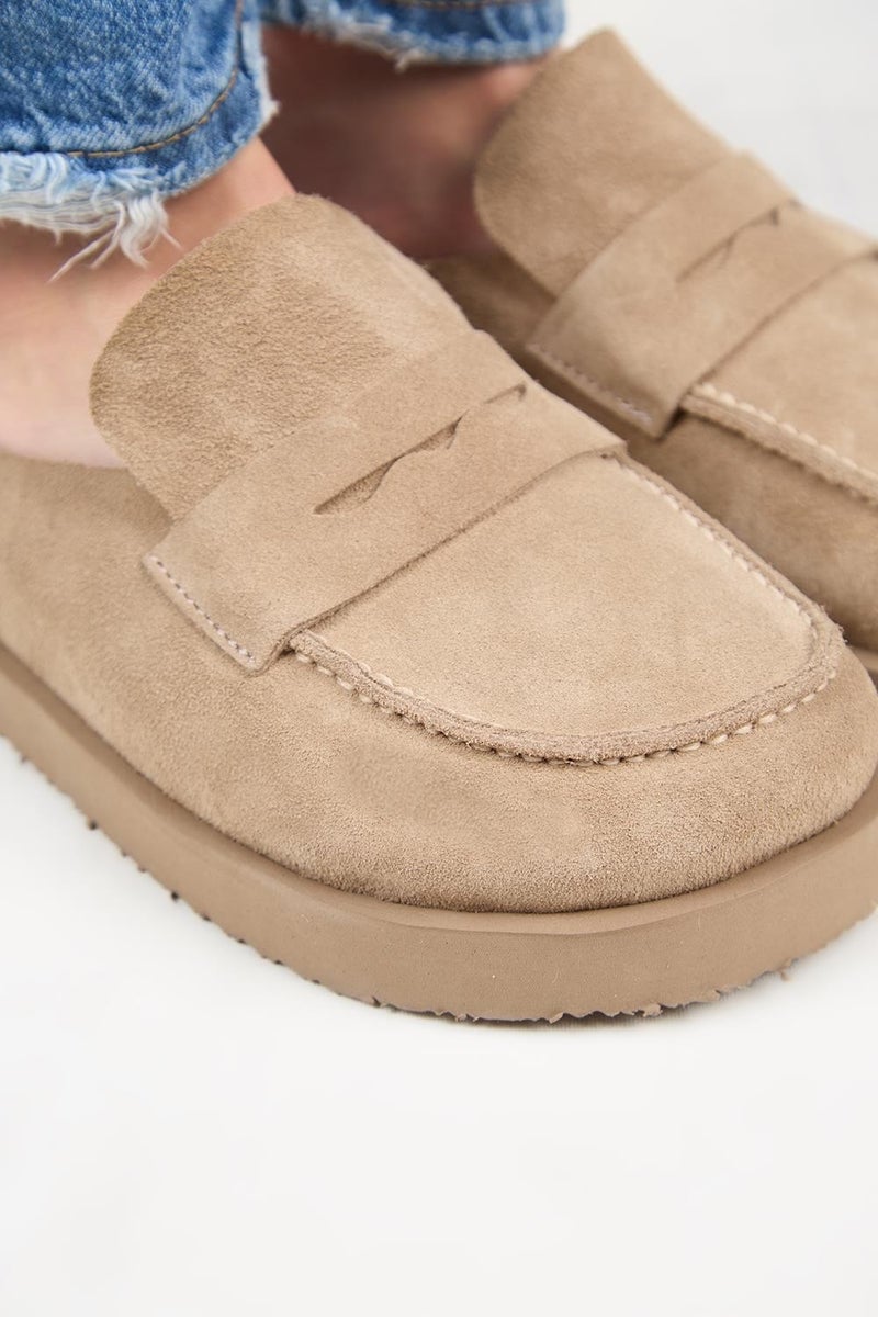 Manijero (Ziva) Women's Loafer Platform Mink Slippers - Image 3