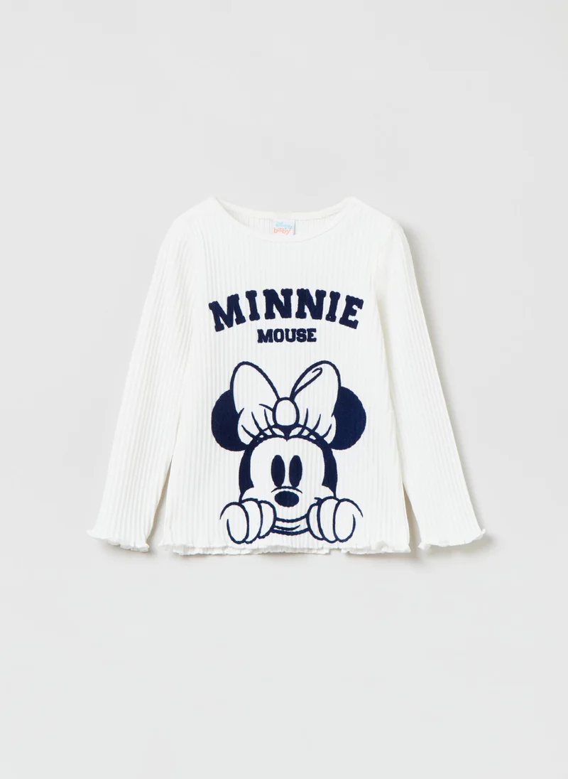 او في اس Ovs Long-Sleeve Disney Baby Minnie T-Shirt