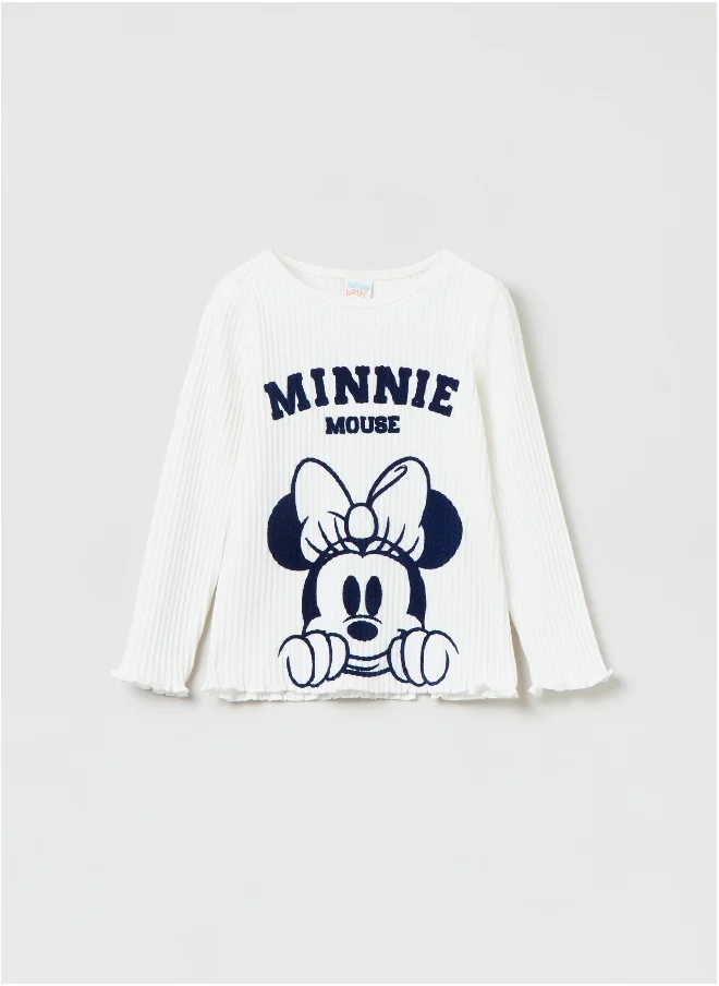 او في اس Ovs Long-Sleeve Disney Baby Minnie T-Shirt