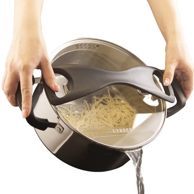 STAINLESS STEEL PASTA POT INDUCTION PASTA POT WITH STRAINER EASY STAIN PERFECT FOR SINGLE AND COUPLE DISHWASHER SAFE 3 QUART