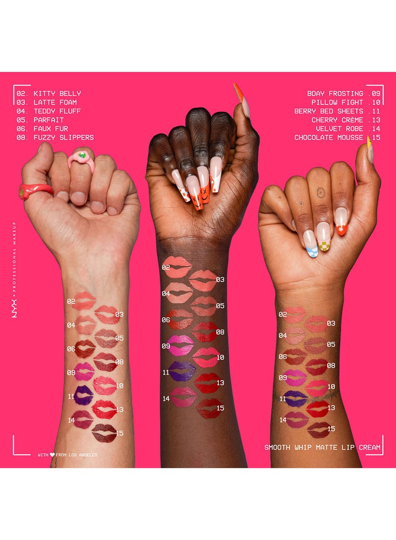 NYX PROFESSIONAL MAKEUP Smooth Whip Matte Lip Cream - Teddy Fluff - Image 5