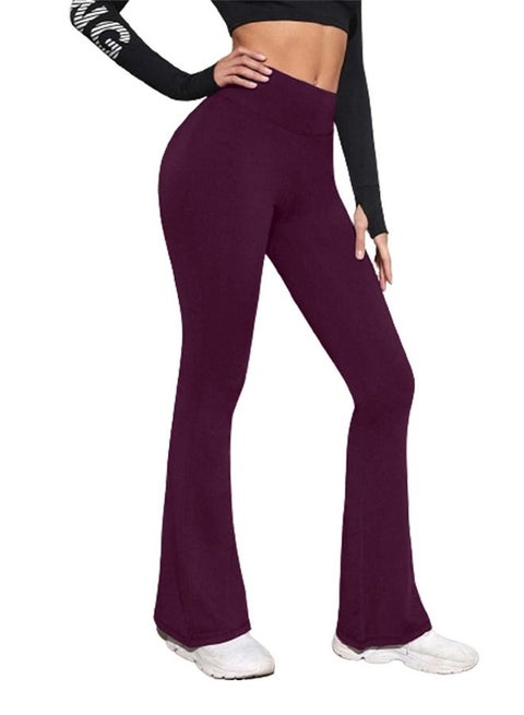 بنطون ليجينز بخصر مرتفع وارجل واسعة - من نايلتون للملابس الرياضية - نساء