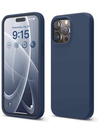Iphone Silicone Case - Silky Soft Touch with Grade Drop Protection - Anti-Scratch Microfiber Lining - Shockproof Protective Phone Case Slim Thin Cover (Iphone 15 Pro, Navy blue) - pzsku/Z8C116BE6DEC5296CAC9AZ/45/_/1703589997/a2f3fdfb-8930-4950-be72-b7106eed61e3