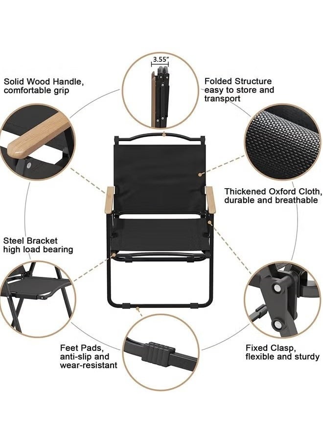 Sharpdo - Camping Chair Outdoor Folding Chair Kermit Chair 54*47*76cm - Image 1