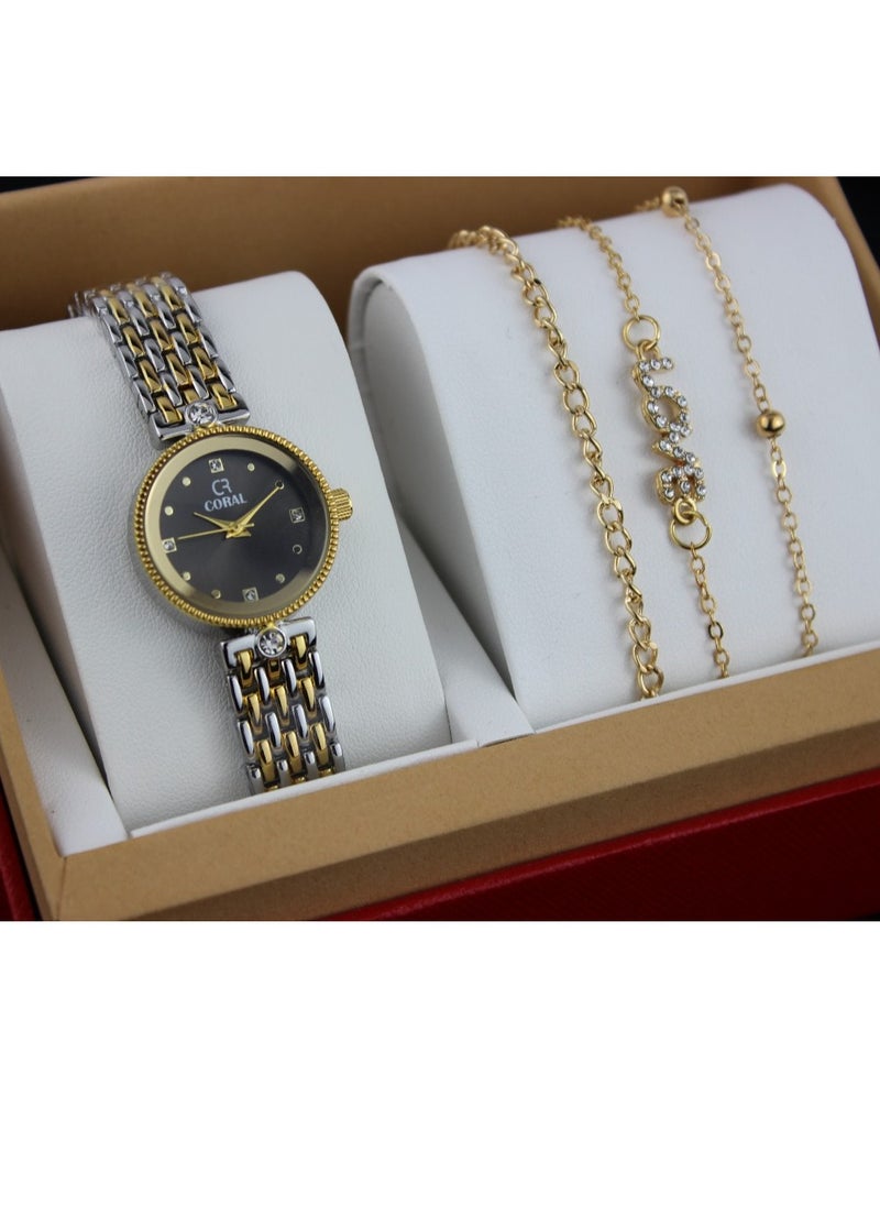 Reclaim with Argireline Women's evening watch set 