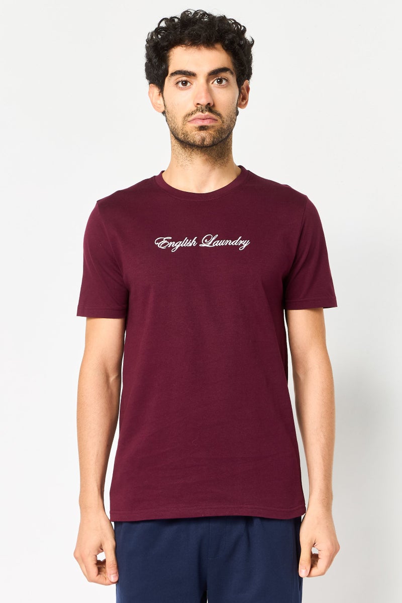 English Laundry Men 2Pcs Short Sleeve T-Shirt And Shorts Sleepwear Set, Multicolor - Image 2