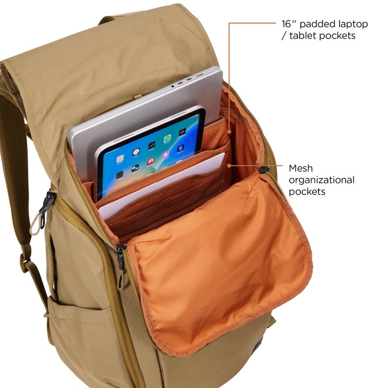 Thule Paramount 27L Backpack - Commuter Backpack - Fits 16" laptops, Nutria - Image 5
