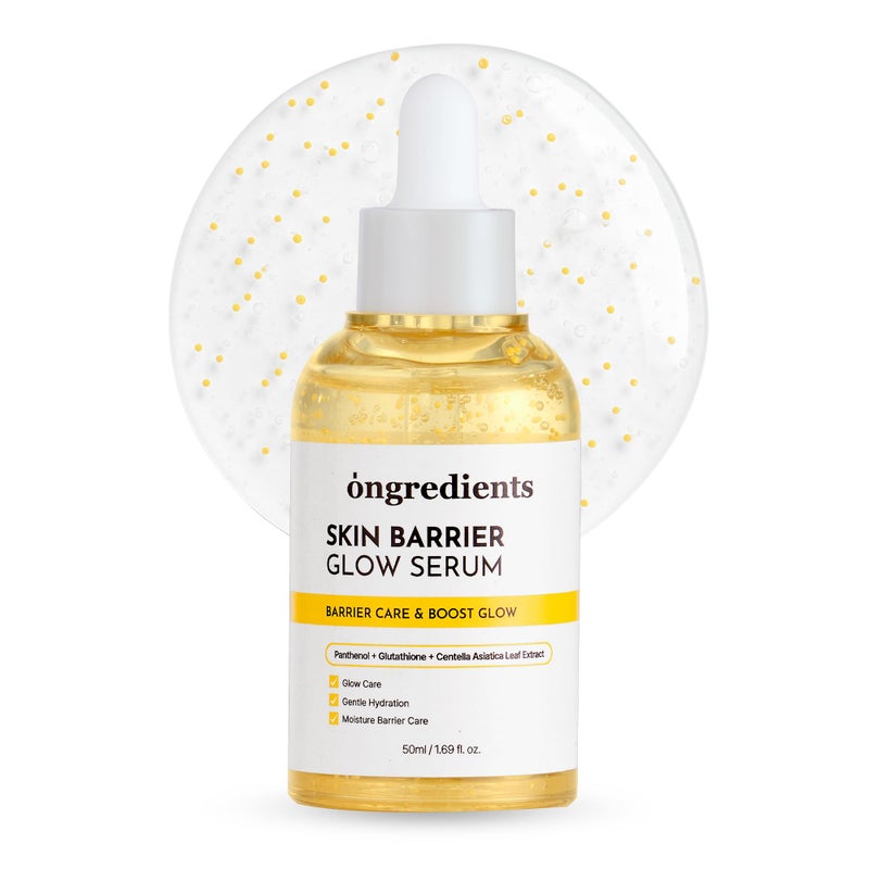 ONGREDIENTS Skin Barrier Glow Serum, 99% Pure Glutathione, Panthenol, Hyaluronic Acid, Glass Skin, Dark Spot, Uneven Skin Tone, Soothing, Dry and Sensitive Skin, Korean Skin Care, 1.69 fl. oz. / 50ml - Image 1