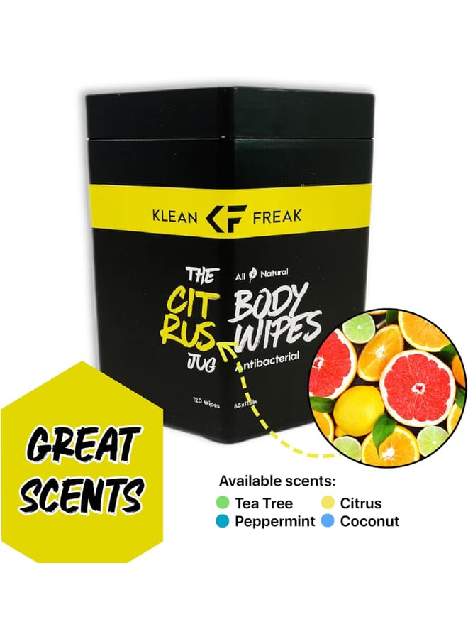 Klean Freak Body Wipes - The Jug - Citrus - Image 1