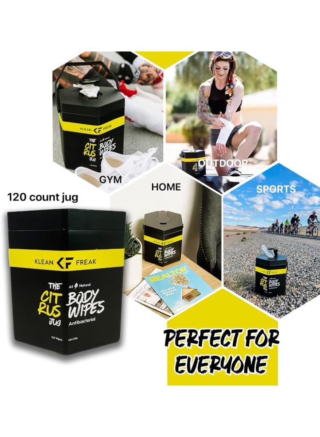 Klean Freak Body Wipes - The Jug - Citrus - Image 3