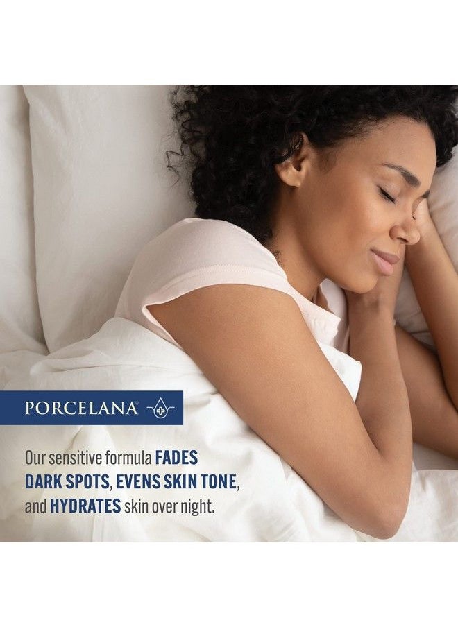 Porcelana Nighttime Hydration Cream Updated Formula Fades Dark Spots & Evens Skin Tone For Sun Or Age Spots Acne Scarring Melasma & Other Discoloration Moisturizer W/Vitamins & Antioxidants  - Image 4