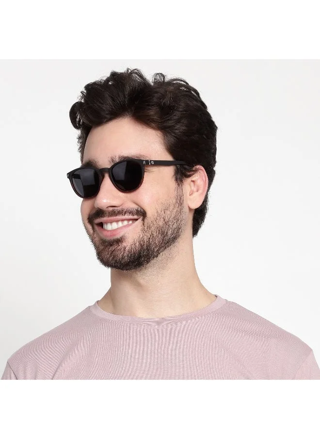Woggles Printed polarized round sunglasses