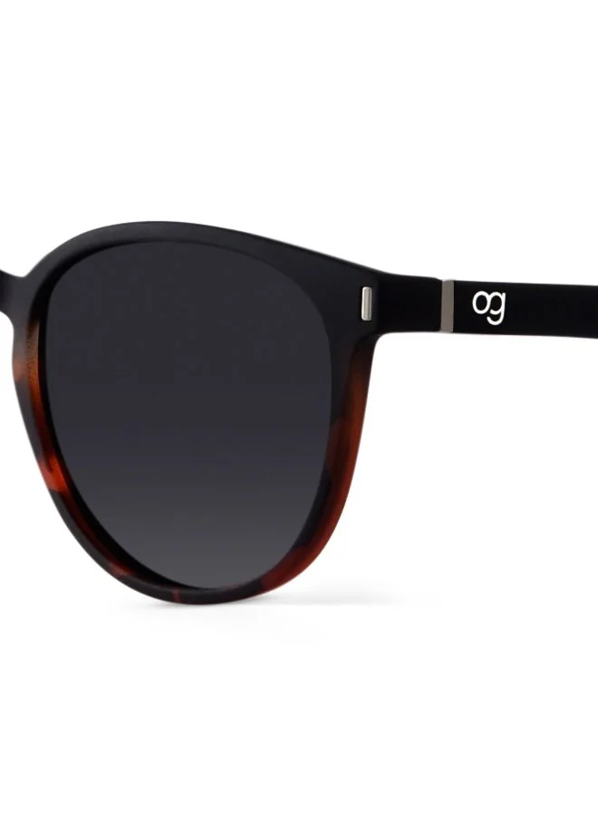 Woggles Printed polarized round sunglasses