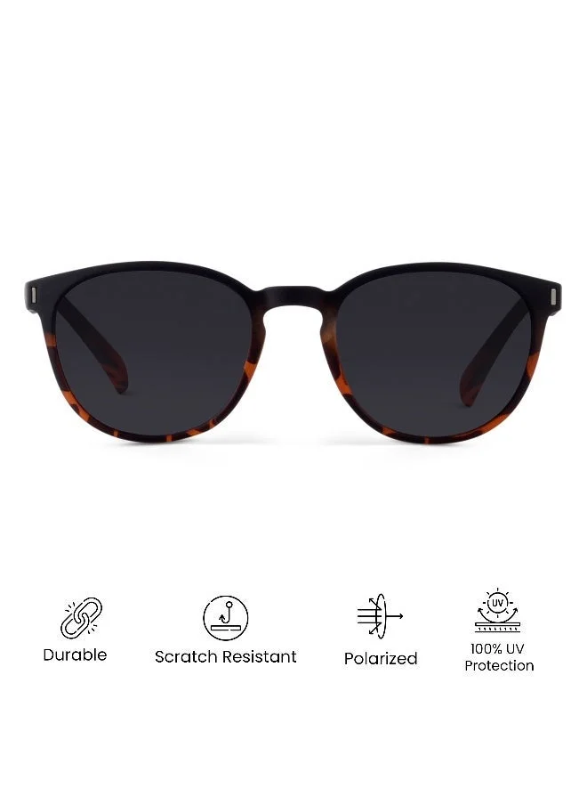 Woggles Printed polarized round sunglasses