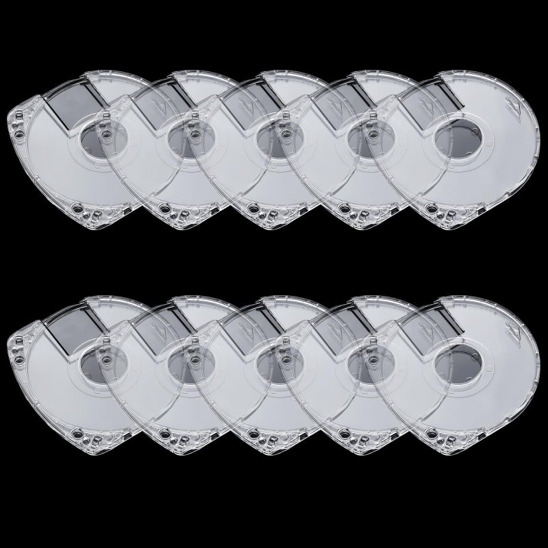 Copkim 10Pack DVDCD Case Clear 5mm Disc Storage Shells for PSP 1000 2000 3000