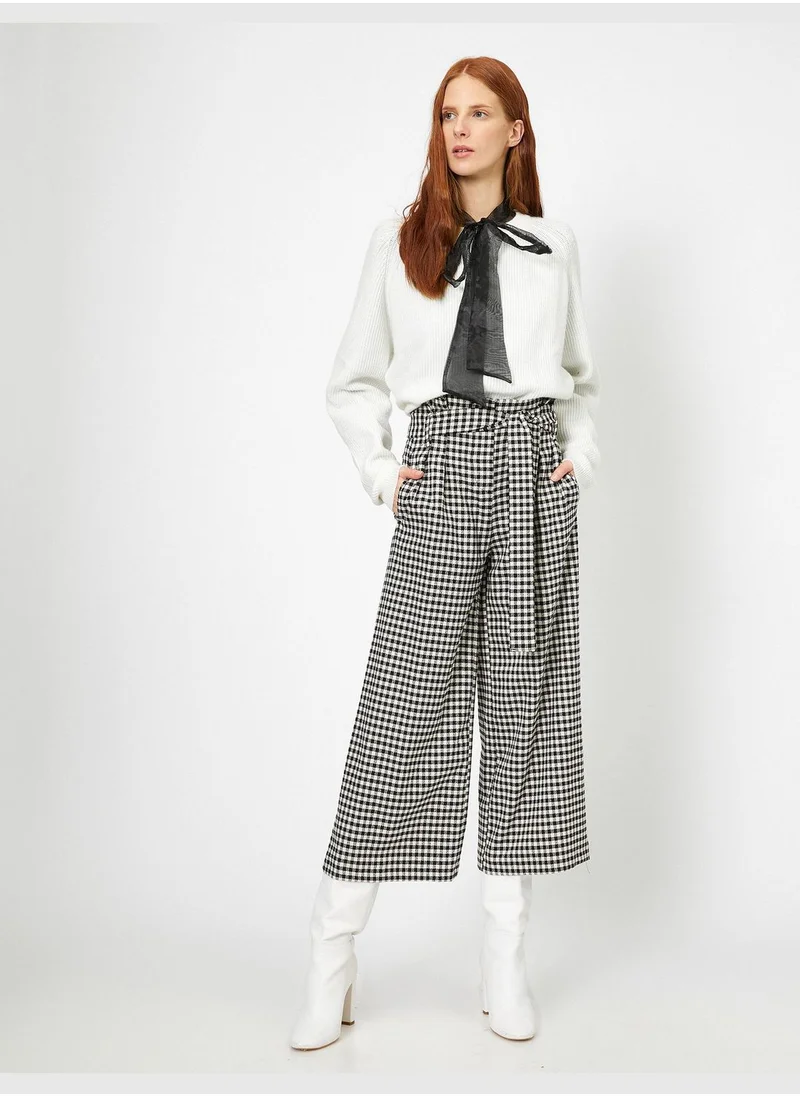 KOTON Check Trousers