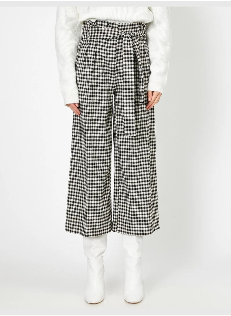 KOTON Check Trousers