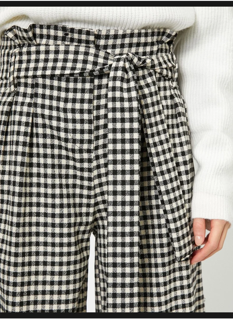 KOTON Check Trousers