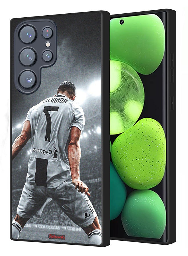Tolwak Samsung Galaxy S22 Ultra 5G Protective Case Cover Cristiano Ronaldo Celebration - Image 1