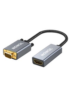 MOWSIL VGa to HDMI Adapter,VGA Male to HDMI Female Converter Compatible for TV Stick, Raspberry Pi, Laptop, PC, Tablet, Digital Camera, etc  - Image 1