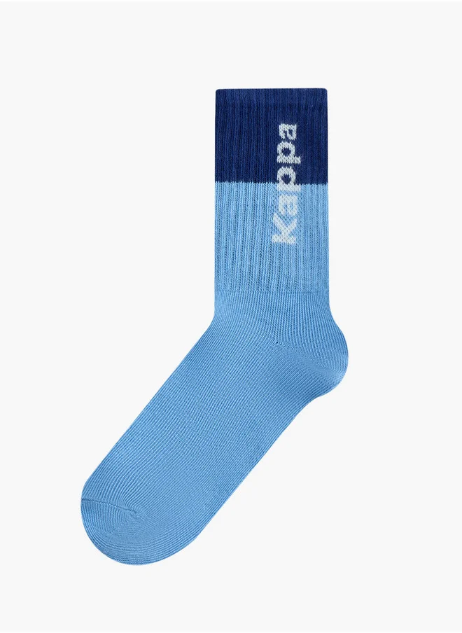 Kappa Boys Ribbed Non-Terry Ankle Length Socks - Set of 3