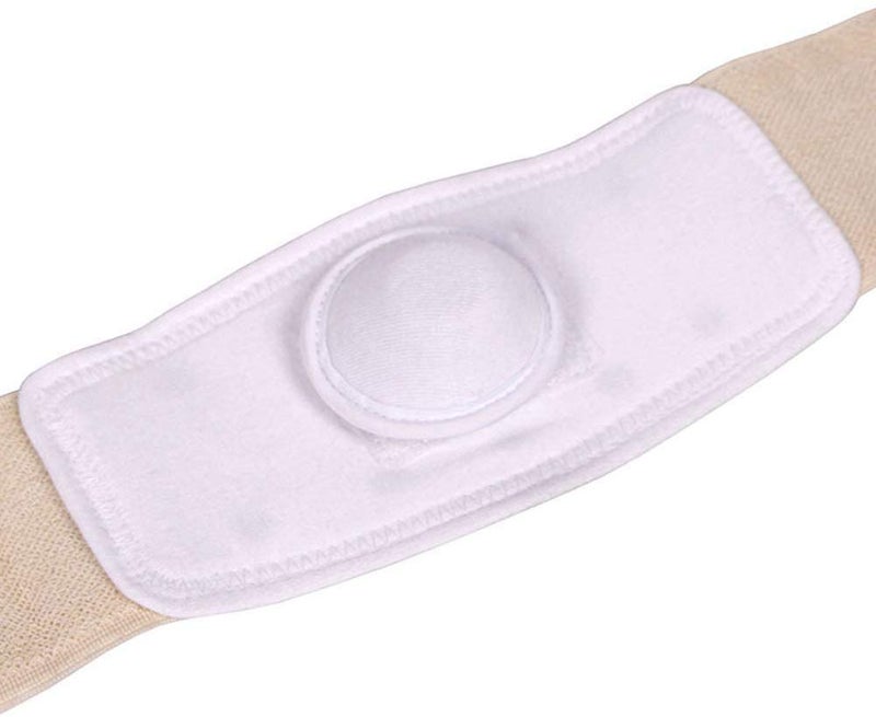 BOJEE Baby Hernia Belt Belly Button Band Umbilical Truss Newborn Belly Band Button Wrap Baby Adjustable Navel Band Abdominal Binder for Children Medium (Grey) - Image 2