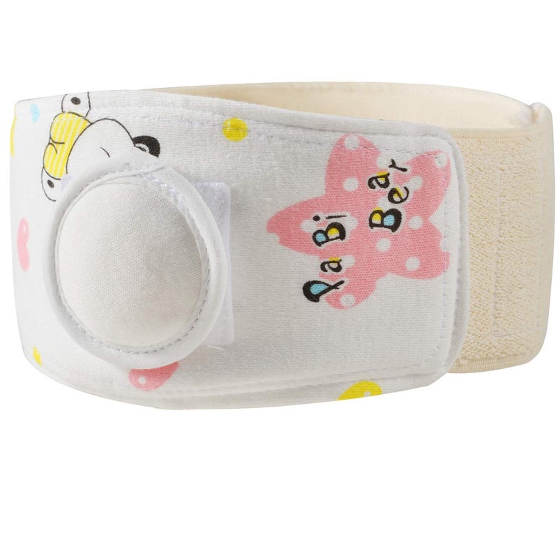 BOJEE Baby Hernia Belt Belly Button Band Umbilical Truss Newborn Belly Band Button Wrap Baby Adjustable Navel Band Abdominal Binder for Children Medium (Grey) - Image 4