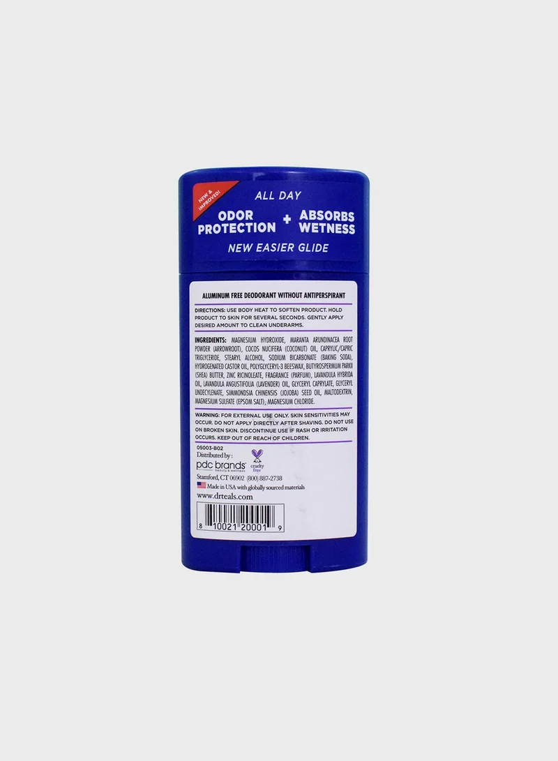 Dr. Teals Aluminum Free Deodorant - Lavender Vanilla