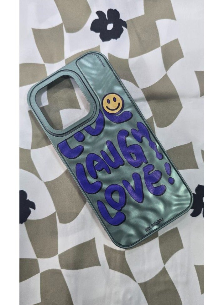 CATANES Letter Phone Case Cover for Apple iPhone 15 Pro Green