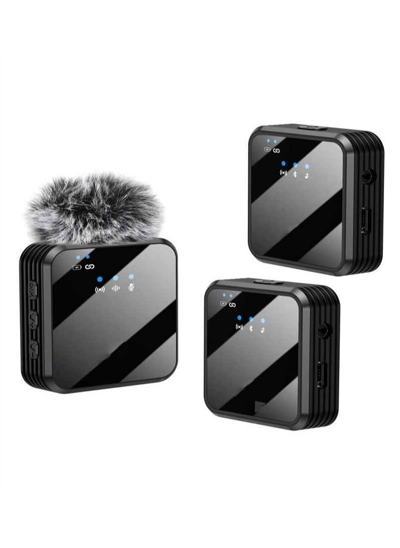 Trands - Wireless Lavalier Microphone, TikTok Live Mobile Video Recording 2.4G Noise Reduction Mini Microphone for Live Video, Recording Vlog, Interview, Online Classroom - Image 1
