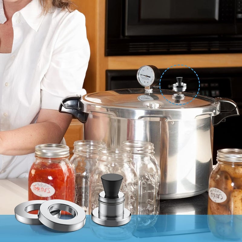 PROSOCOOL 50332 Pressure Cooker Regulator 5-10-15lb Weight Replacement for Presto Pressure Canner 16 23 quart Pressure Cooker 0171001 0174001 6803571 - Image 5