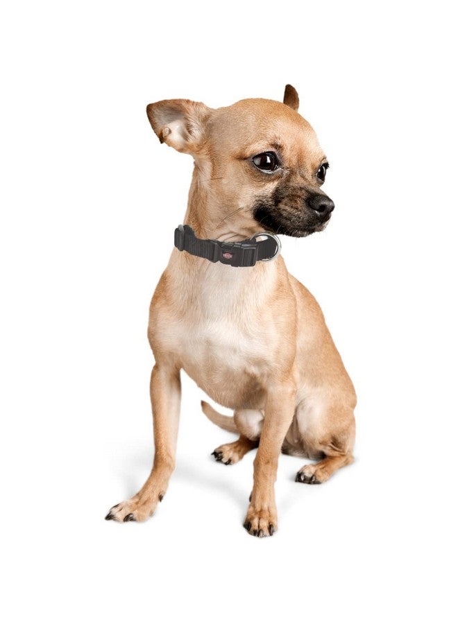 تريكسي طوق كلاب كلاسيكي قابل للتعديل من النايلون مع مشبك بلاستيكي للإغلاق متين ومقاوم للتمزق، مفيد في التدريب الأساسي لكلبك - (35-55 سم/20 مم، مل)، أسود - Image 5